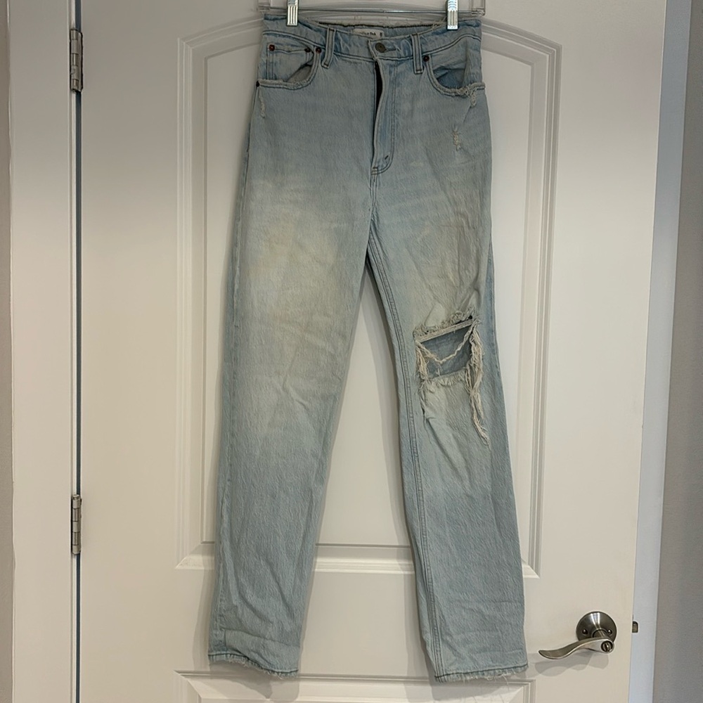 Abercrombie & Fitch 90s Straight Ultra High Rise